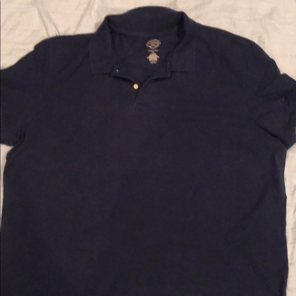 Navy blue men’s polo
